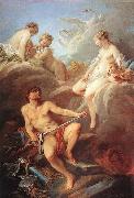 Francois Boucher Venus Demanding Arms from Vulcan for Aeneas Spain oil painting artist